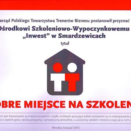 Inwest Osrodek Szkoleniowo-Wypoczynkowy Hotel สมาร์ดเซวิตเซ ภายนอก รูปภาพ